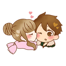 New Year Love Couple sticker #1459663