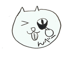 Cat emoticon sticker #1460058