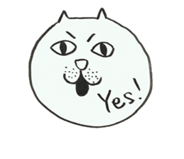 Cat emoticon sticker #1460066