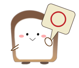 Character stamp of breads sticker #1461224