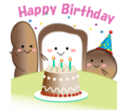 Character stamp of breads sticker #1461228