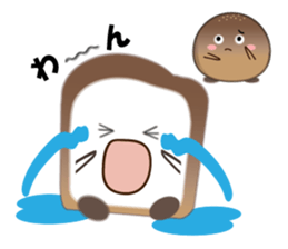 Character stamp of breads sticker #1461234