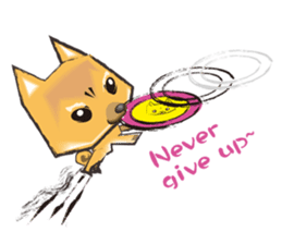 Brave Pudding-Shiba Inu Diary sticker #1461261