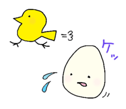 Lovely egg sticker #1461309