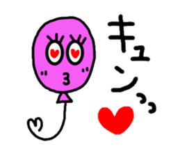 Colorful balloons Everyday ver. sticker #1461431