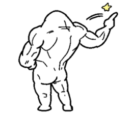 Muscle training sticker #1462037