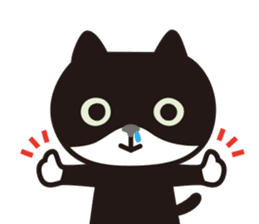 snot-nosed cat sticker #1462092