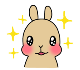 Hana rabbit sticker sticker #1462447