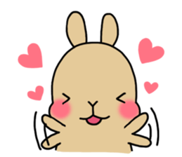 Hana rabbit sticker sticker #1462459