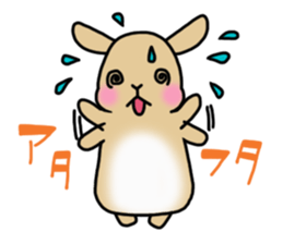 Hana rabbit sticker sticker #1462460