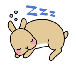 Hana rabbit sticker sticker #1462464