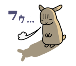 Hana rabbit sticker sticker #1462466