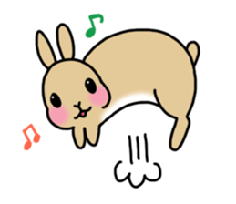 Hana rabbit sticker sticker #1462468
