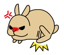 Hana rabbit sticker sticker #1462469