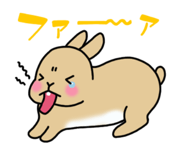 Hana rabbit sticker sticker #1462474