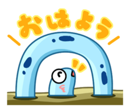 Playful Spotted garden eel sticker #1462762