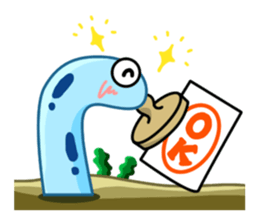 Playful Spotted garden eel sticker #1462782