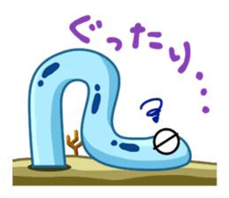 Playful Spotted garden eel sticker #1462789