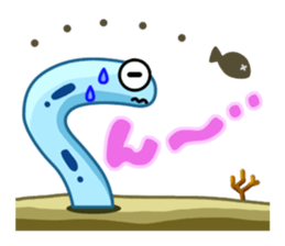 Playful Spotted garden eel sticker #1462794