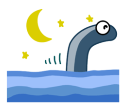 Playful Spotted garden eel sticker #1462796
