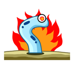 Playful Spotted garden eel sticker #1462797