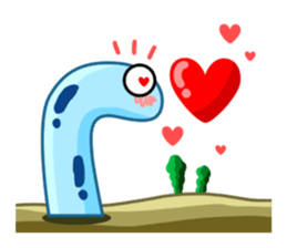 Playful Spotted garden eel sticker #1462798