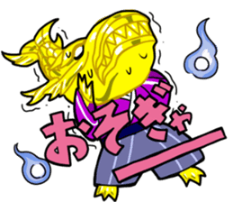 The gold killer whale from Nagoya, Japan sticker #1462926