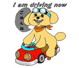 the dog which grins sticker #1463003