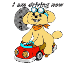 the dog which grins sticker #1463003