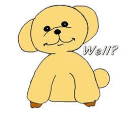 the dog which grins sticker #1463005