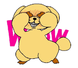 the dog which grins sticker #1463009