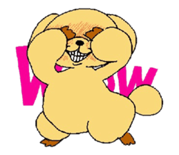 the dog which grins sticker #1463009