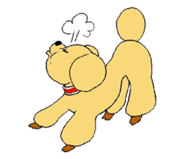 the dog which grins sticker #1463018