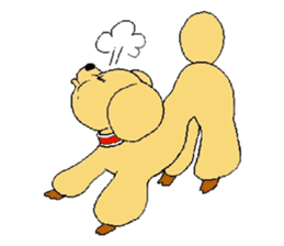 the dog which grins sticker #1463018