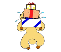 the dog which grins sticker #1463019