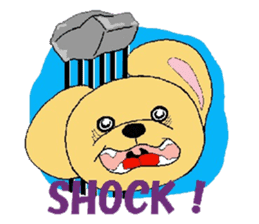 the dog which grins sticker #1463021