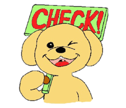 the dog which grins sticker #1463022