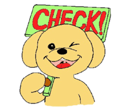 the dog which grins sticker #1463022