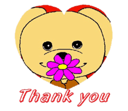 the dog which grins sticker #1463023