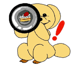 the dog which grins sticker #1463025