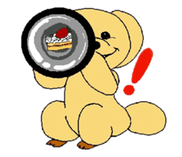 the dog which grins sticker #1463025