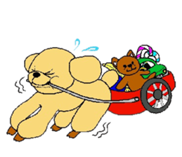 the dog which grins sticker #1463029