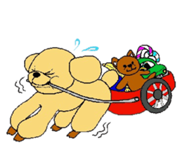 the dog which grins sticker #1463029