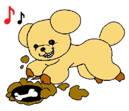 the dog which grins sticker #1463033