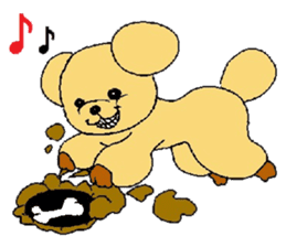 the dog which grins sticker #1463033