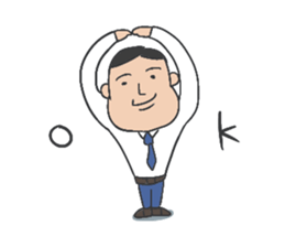 Around30 SalarymanYOSHIO sticker #1463396