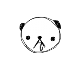 cute panda "Komejanai" sticker #1464164