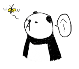 cute panda "Komejanai" sticker #1464168