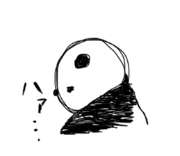 cute panda "Komejanai" sticker #1464174