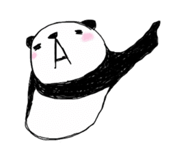 cute panda "Komejanai" sticker #1464192